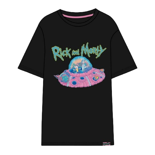 Rick And Morty - In Space T-Shirt Black Unisex