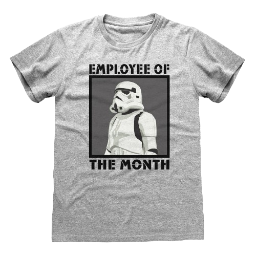 Kurzarm-T-Shirt Star Wars Employee of the Month Grau Unisex