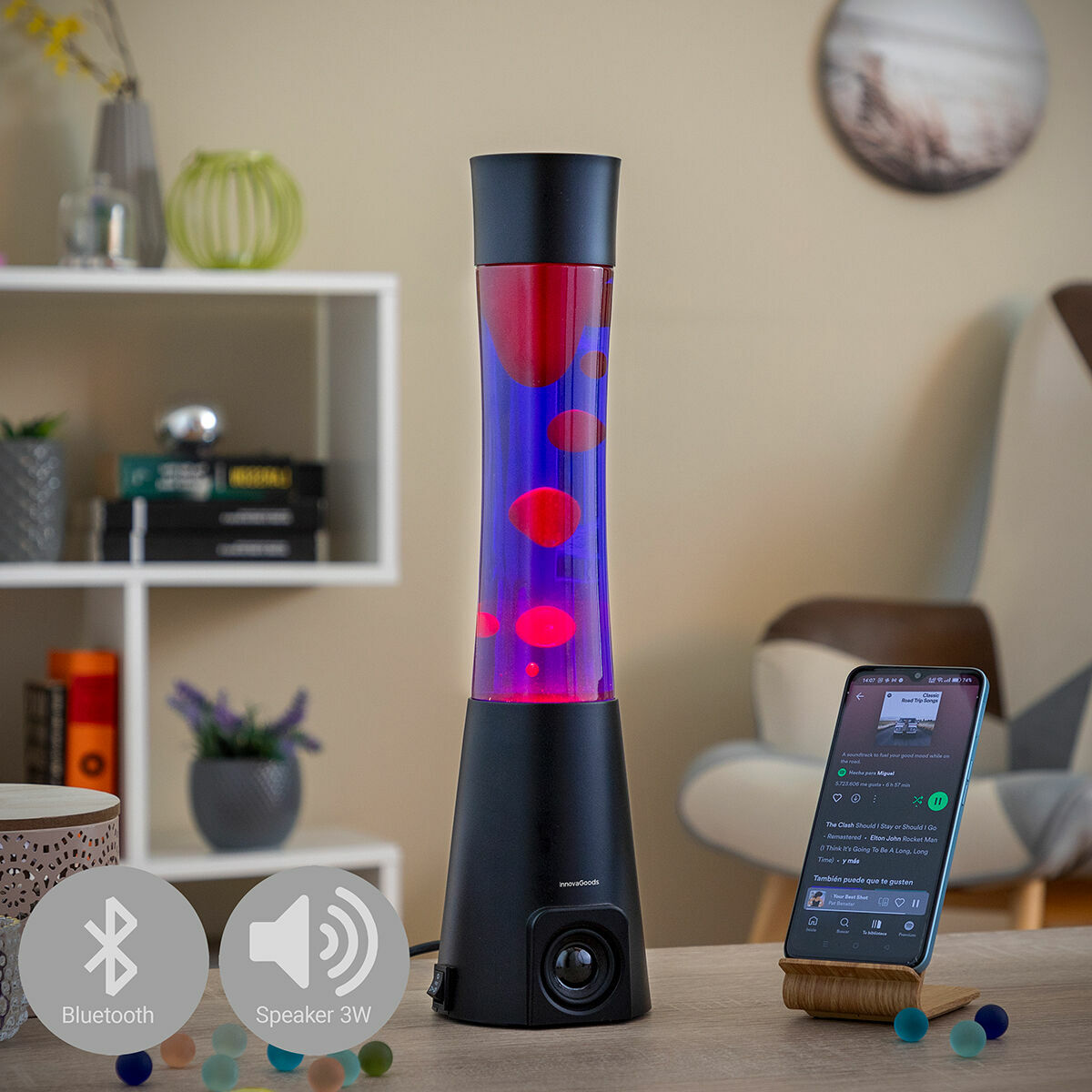 Lavalampe mit Lautsprecher Maglamp - GameStationOne